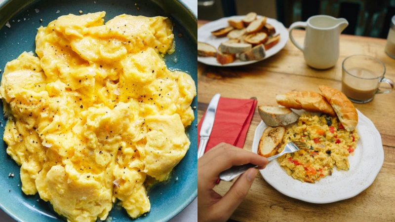鮮香味美、低脂高蛋白的”黑胡椒金針菇炒蛋食譜”來了！5分鐘就能搞定