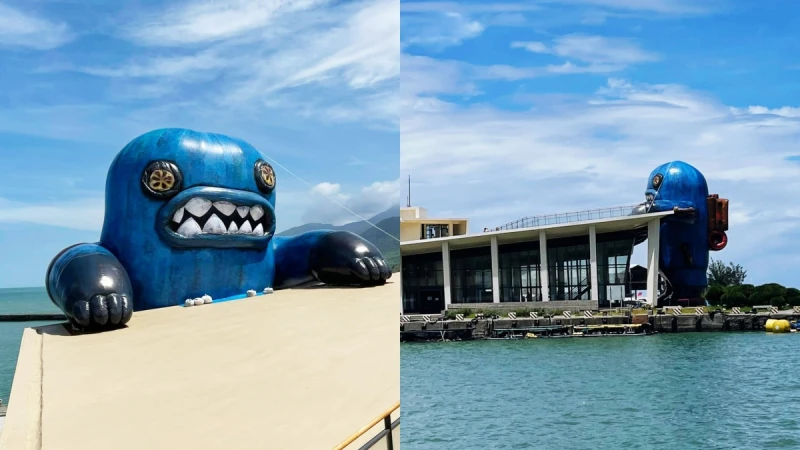14米高「春江獸」入侵！屏東看海美術館奇幻展覽限時起跑，近40件怪奇生物作品登場，成最新藝術打卡地標