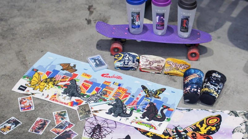 哥吉拉來襲！清心Ｘ怪獸之王哥吉拉推限定周邊，摩斯拉、基多拉飲料提袋、滑鼠墊、毛巾等實用周邊一次看