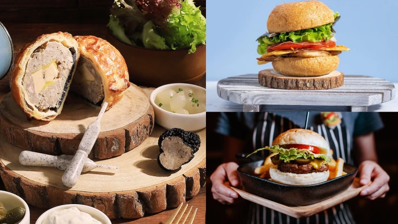 挑戰當漢堡大富翁！台南晶英酒店年度「府城漢堡節」限時起跑，13店家把鵝肝松露、虱目魚入菜，逼人一一搜集