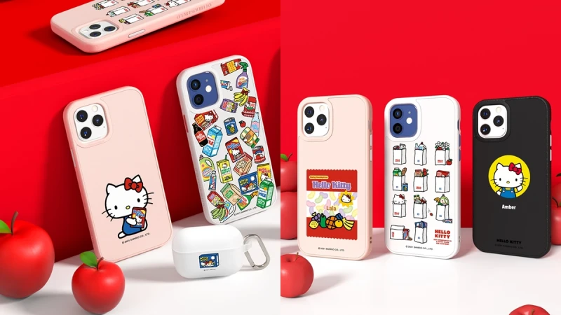 Kitty迷換手機殼！犀牛盾第三波聯名登場，粉嫩糖果色、客製文字打造專屬配件，AirPods保護套也狂噴少女心