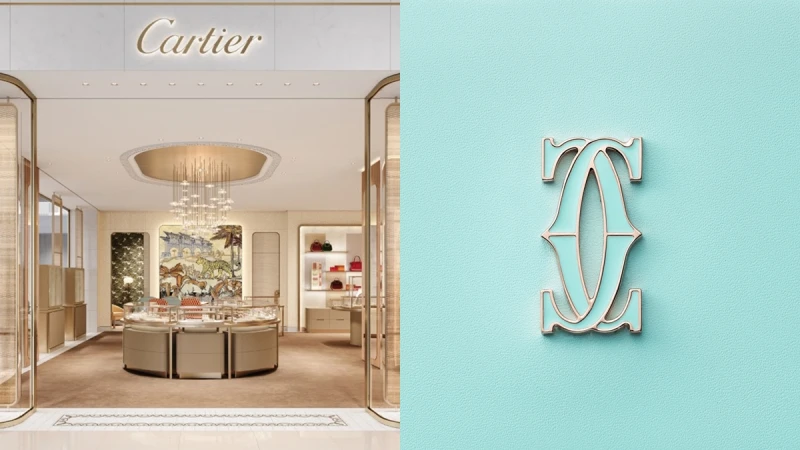 卡地亞香水牆、獨賣薄荷綠包款、小紅盒免費燙印服務在SOGO復興館！