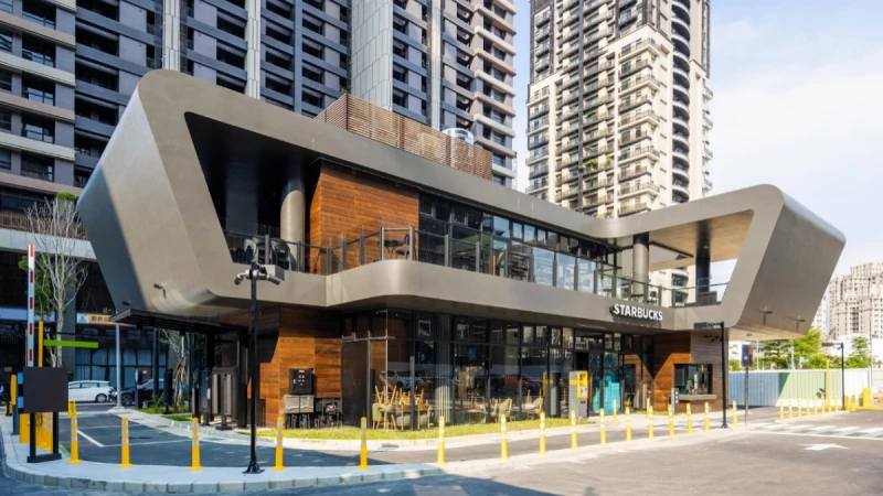 星巴克新竹關埔門市開幕！打造輪船風格絕美外觀，2層樓漂浮感設計必須朝聖