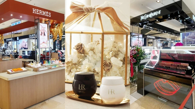 8月美妝開新櫃:愛馬仕、YSL、HR赫蓮娜前進台中台南、蘿拉蜜思在台北