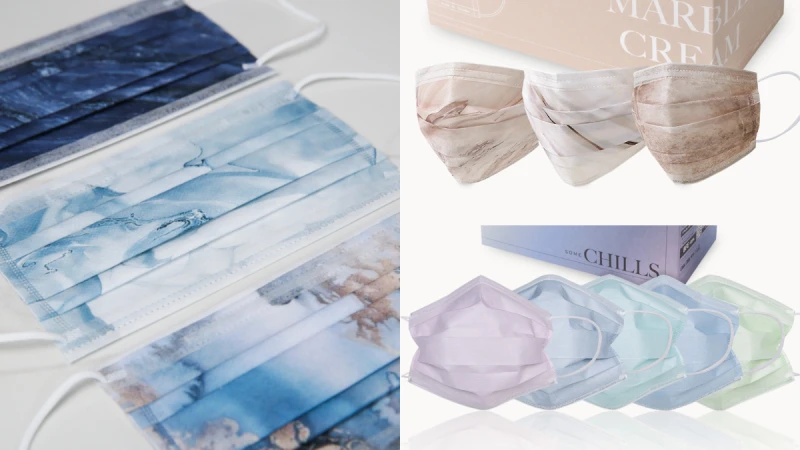 《一心一罩》口罩太美了！不只奢華大理石紋系列，還有絕美PANTONE莫蘭迪色