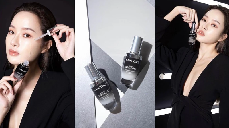 網友：「人生第一瓶精華絕對是蘭蔻小黑瓶！」一擦還原嫩亮發光肌！系列新作「未來安瓶」直擊問題肌，高速修護超有感！