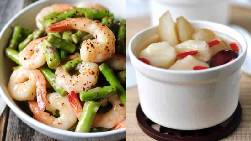 竹筍炒雞絲/銀耳百合燉梨湯/蒜泥茄子，3道秋季養瘦餐食譜來了！