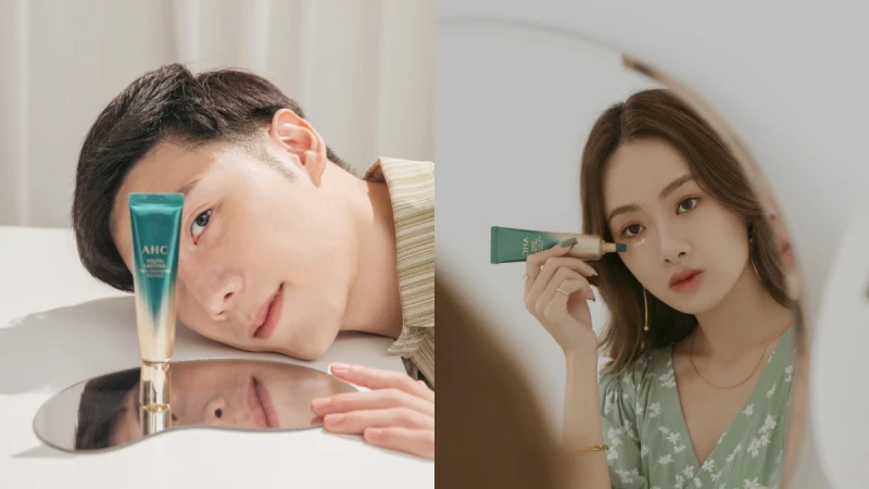 夏曼娣、小吳:「忙到沒日沒夜時幸好有AHC#冠軍眼霜一支就能擦全臉!」超越妳對眼霜的期待!一次解決全臉7大細紋困擾,讓臉蛋一天一天「緊起來」!