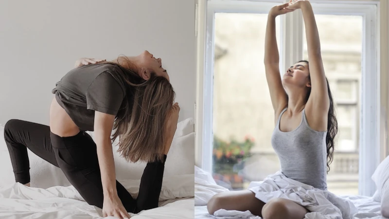 女生必練！睡前花5分鐘在床上做這6組動作，可以瘦全身！