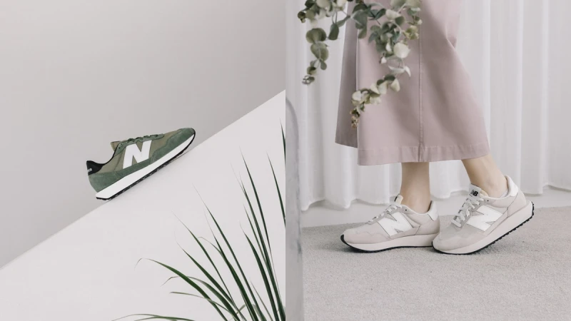 New Balance氣質鞋王NB237秋冬新色開賣，抹茶綠、寶寶藍、燕麥白超欠收