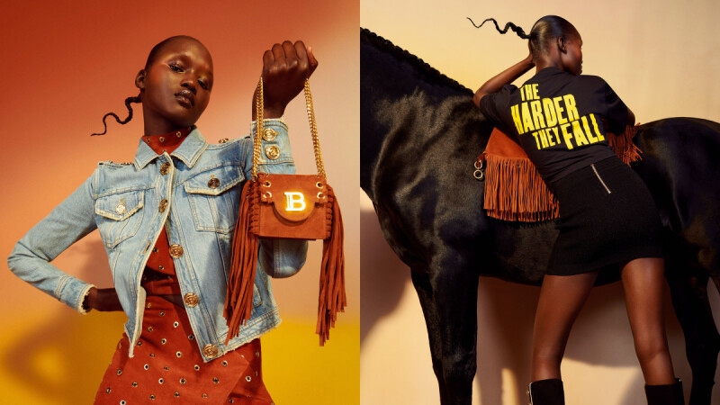 Netflix首個精品聯名!以《復仇之淵》為題,攜手Balmain推出絨面包包+服飾