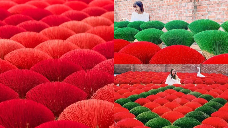 「台版波波草」狂洗版IG！絕美緋紅色調、整齊排列，新療癒景點太好拍