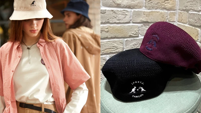 Kagol X Sport.b聯名漁夫帽、504鴨舌帽上架！俏皮小袋鼠、小恐龍一同現身