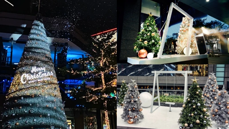 2021信義區聖誕樹5大景點推薦！必拍17米夢幻灰耶誕樹、飄雪光雕秀