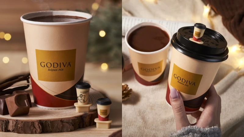 GODIVA熱巧克力7-11限量開賣！全新「馬達加斯加香草風味」，還首度推超可愛造型杯塞