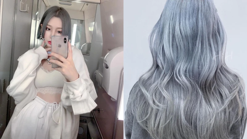 2021秋冬染髮推薦:冬季感十足的銀雪色,一染超吸睛變身女團成員!