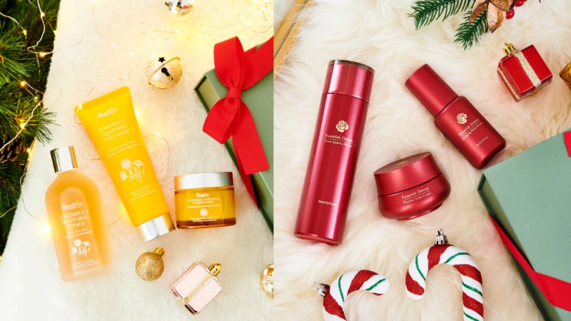 熱賣到差點斷貨的BeautyEasy金盞花和保加利亞玫瑰系列，年末推出聖誕禮盒啦～快趁現在把貨補滿，超甜價格送人也無敵推薦喔！ 