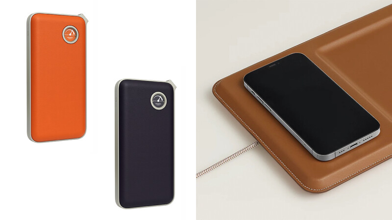 愛馬仕行動電源、無線充電座！質感皮革打造，設計細節、款式一次看