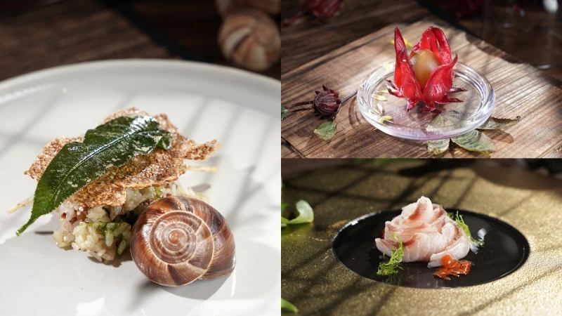 米其林三星「頤宮」端原住民料理！蝸牛、鬼頭刀、洛神花入菜，把台東慢食變精緻佳餚