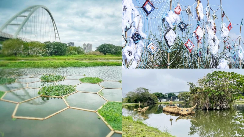 新放空散步景點！2022新北濕地藝術季讓河川穿上禮服，交通、活動市集資訊整理
