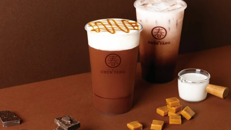 春陽茶事推2款奢華系可可飲品！海鹽芝士奶蓋搭太妃糖太好喝