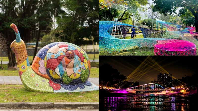 「2021+桃園地景藝術節」只有17天！巨大夜鷺、蝸牛等你捕捉，還有樹屋與光影展超有趣