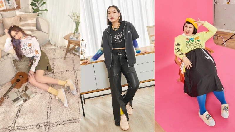 adidas Originals 2022 全新女性專屬系列 鼓舞女性開創更多可能 攜手新世代三位代表 Julia吳卓源、Yoyo游庭瑄、小蘋果 陳映如 用精彩原創故事 發現#原來，我就是可能