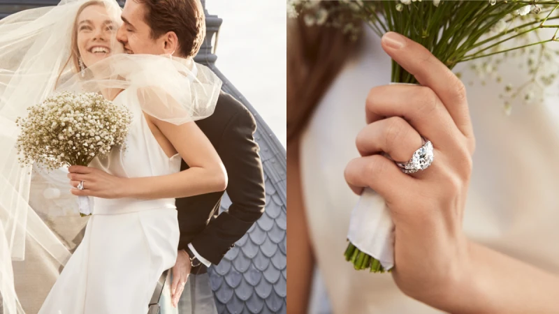 綻放璀璨醉人光芒的GRAFF婚嫁珠寶系列，最能賦予戀人間許下不渝愛情承諾的完美儀式感！