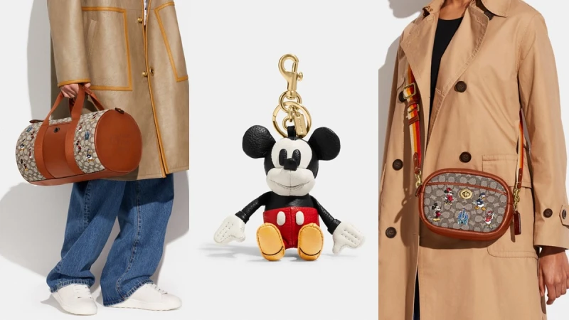 再慢就沒得買！Coach X Disney聯名系列上架，米奇、米妮躍上相機包、托特袋