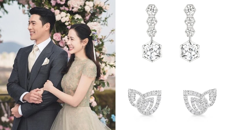 孫藝珍婚紗照、婚禮珠寶都戴它！出自品牌Chaumet同款鑽石耳環細節揭密