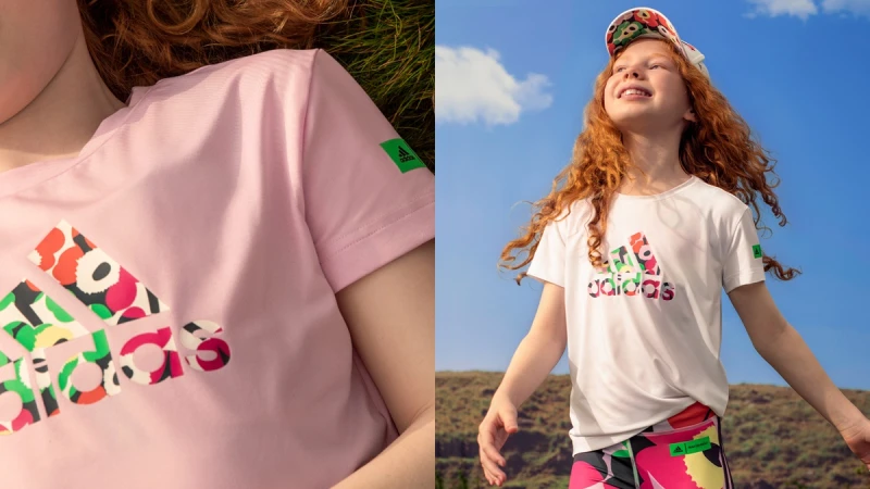 adidas X Marimekko聯名系列把招牌罌粟花變繽紛，更首度推出運動童裝系列