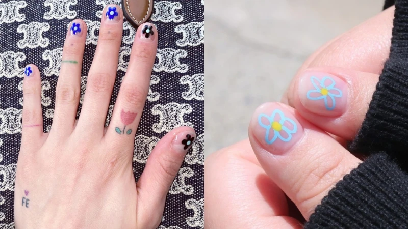 美甲跟著泫雅做！顏料、寶石、愛心、小花…這4款今年最流行