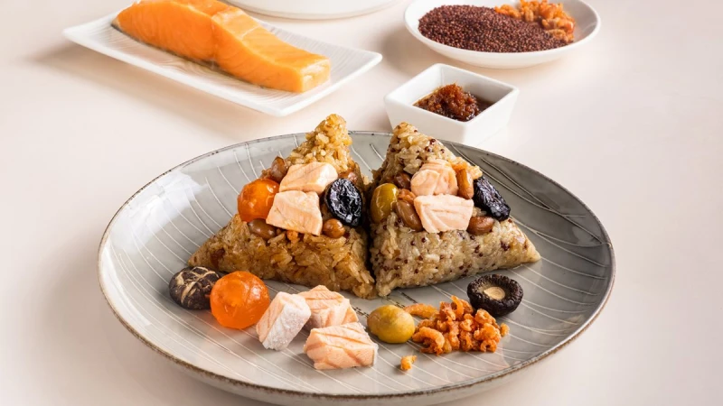 鮭魚變肉粽！美威鮭魚「南北粽組合」以紅藜麥入餡，清爽無負擔