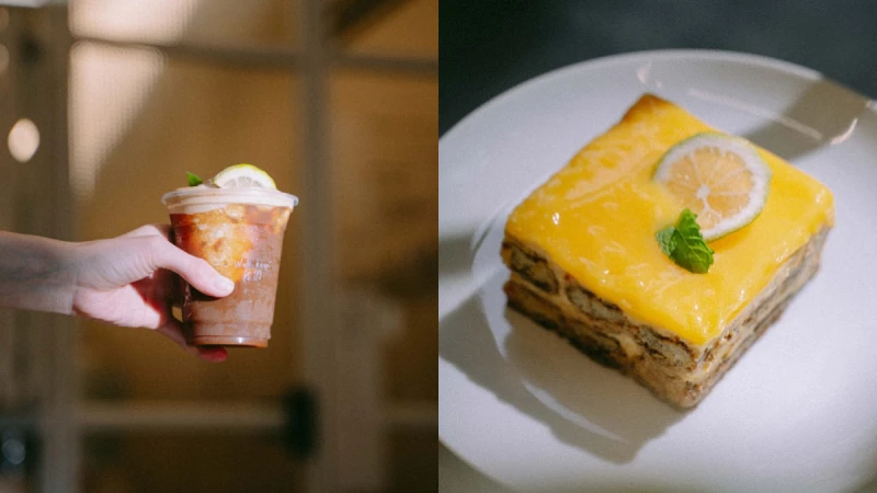 台中咖啡廳《wuli keopi》推「檸檬伯爵提拉米蘇」新口味！宛如檸檬紅茶的酸甜滋味