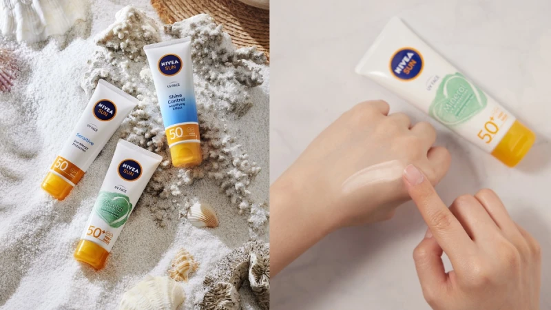 皮膚科醫生推薦的高係數＆溫和型＆超清爽不油膩的防曬94它～全新 NIVEA妮維雅全護純萃物理防曬乳，M編親自上陣不造假防曬實證，見證防禦力奇蹟！