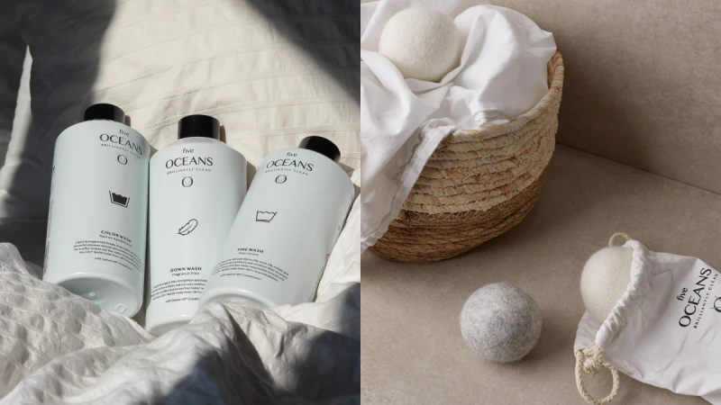 來自瑞典的文青洗衣精Five Oceans,用燕麥讓衣服極致蓬鬆柔軟