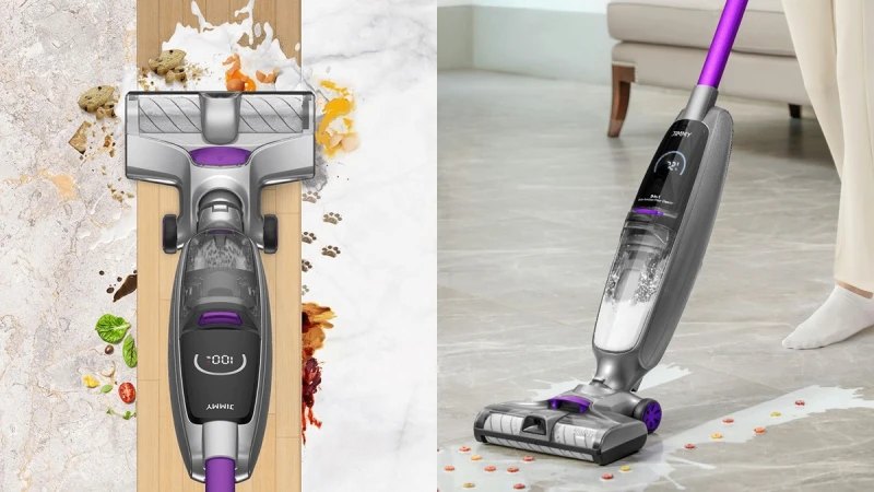 2022平價吸塵器推薦！JIMMY HW8 Pro 10大亮點，自動清潔、洗吸拖地一次搞定