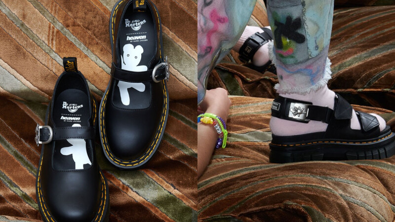 Dr. Martens X Marc Jacobs Heaven支線聯名馬汀鞋！Y2K復古雙頭熊扣飾，開賣日請筆記