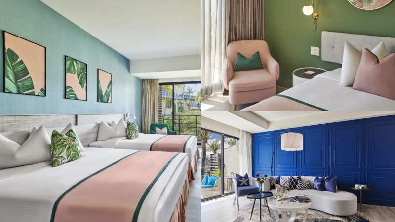 墾丁凱撒變超美！莫蘭迪色調、山海意象妝點客房，還有專屬花園能擁抱南島風情