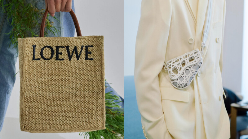 2023春夏男裝包亮點：Dior結合兩大經典、LV玩味卡車包、Loewe極簡草編包