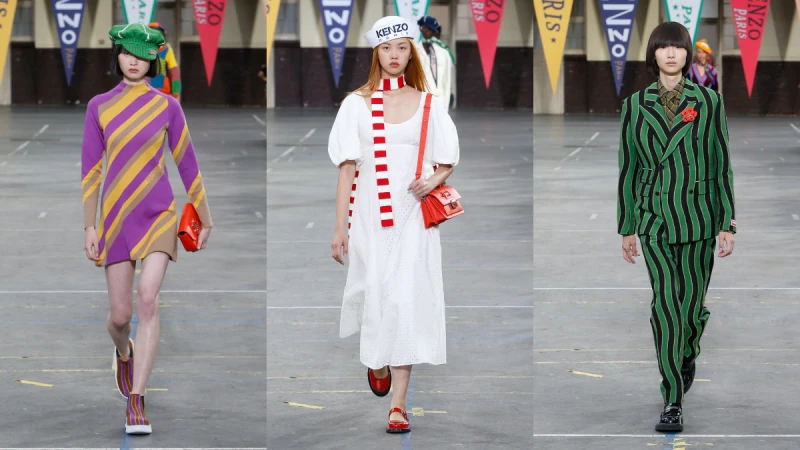 KENZO 2023 春夏大秀解析，丹寧面料、學院風格、實用主義...展開 Nigo 風格新篇章