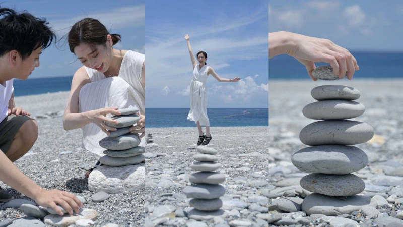 七夕放閃之旅就衝花蓮吧！跟著逸歡夫妻造訪花蓮「香愛七星潭」人氣打卡蜜點，浪漫疊石傳說、月老廟、星空甜點餐桌與戀愛市集…，讓妳和他從早到晚放閃無極限！