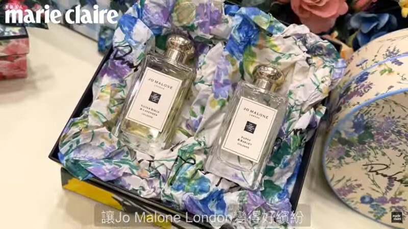 Jo Malone London 2022 Richard Quinn設計師限量系列,華麗英式花卉好吸睛