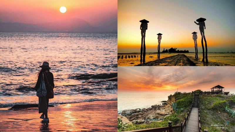 台版摩西分海、日落將大地鍍金！８個金門絕美日落景點推薦 