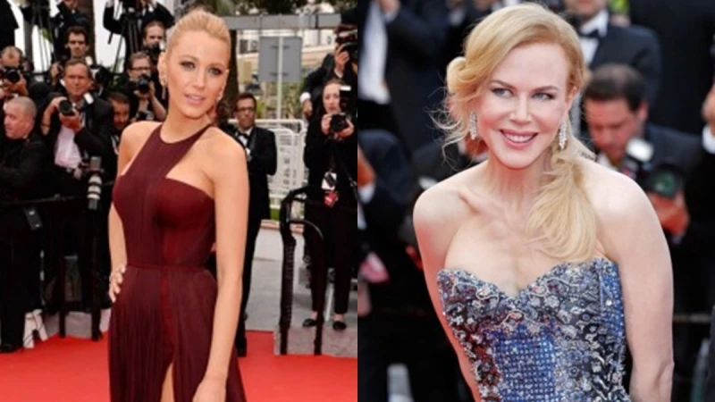 坎城影展紅毯爭霸！Blake Lively、妮可基嫚華麗再現貴族風範