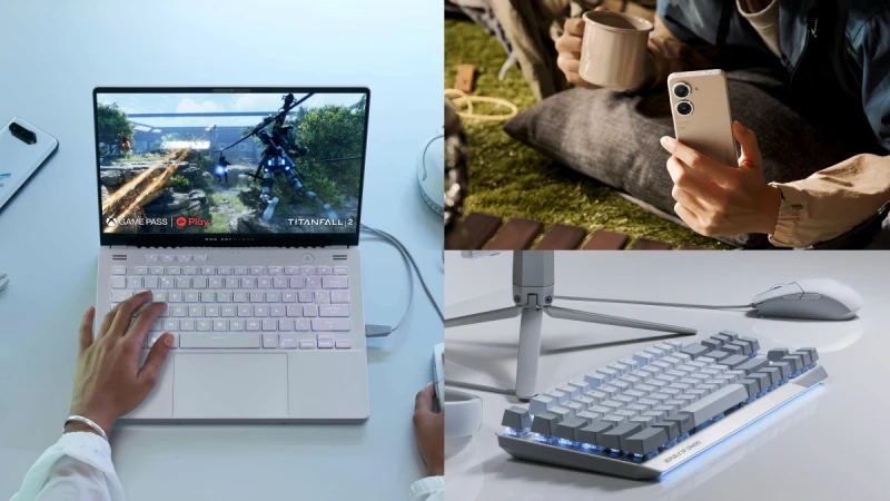 電玩女孩夢幻禮物清單！盤點「月光白」3C，會告白的筆電、髮絲紋鍵盤好心動