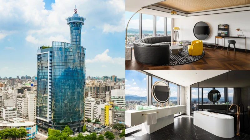 台中李方艾美酒店開幕！步行火車站3分鐘、擁高空泳池，絕美房間搶先看