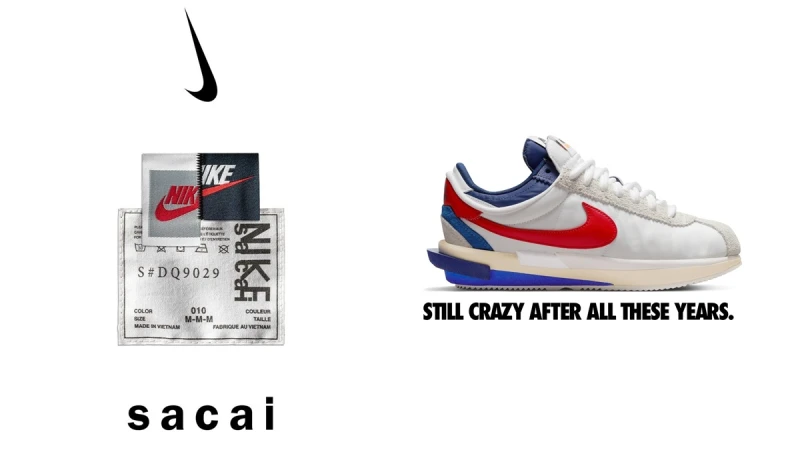 Sacai X Nike Cortez聯名公佈開賣日期，2022年最強神鞋厲害之處報你知