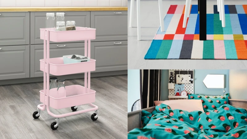一回家就有好心情！精選IKEA馬卡龍色、繽紛鮮豔風格家居，粉嫩推車、彩虹地毯必收