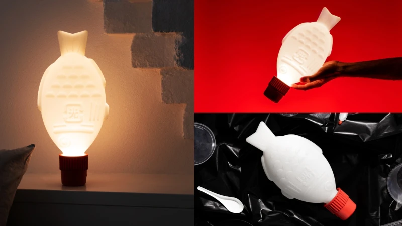 「小魚醬油瓶」變大了！澳洲設計師翻玩成居家氣氛燈，3大亮點逼人入手